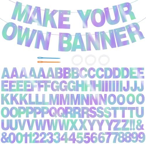BEISHIDA Double-Sided 116 PCS A-Z DIY Letter Custom Banner Party Decor by Beishida