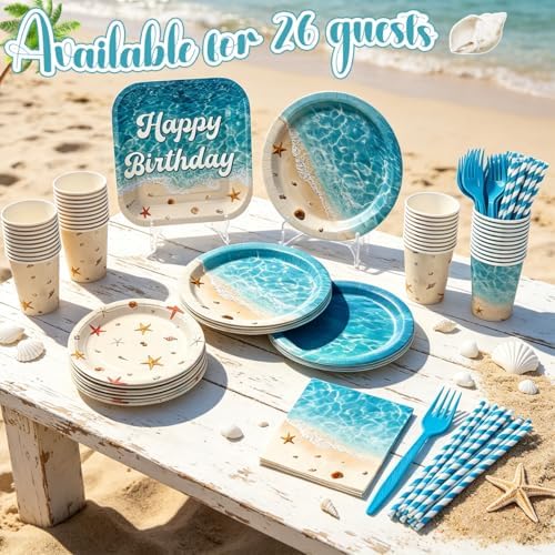 Beach Birthday Party Decorations, Ocean Themed Party Decorations - Image 4