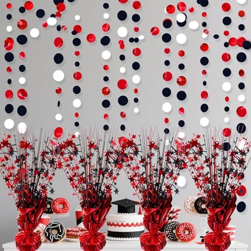 FUBININA Graduation Table Centerpiece Party Decoration Foil Spray Tabletop - Image 2