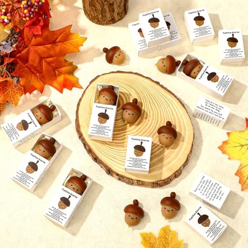 12 Sets Fall Acorn Gifts Thanksgiving Party Favors - Image 4