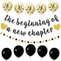 The Beginning of a New Chapter Banner Funny Going Away Party Graduation by PEIQICHU