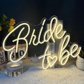 Bride To Be Neon Sign Warm White Led Neon Light Signs for Wall Decor by Bernicekelly