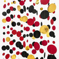 Gold Black Red Party Decorations Circle Dots Streamer Hanging Paper Polka Dots Garland for Graduation Birthday Wedding Anniversary Holiday Pirate Poker Casino Las Vegas Party Supplies by pinkblume