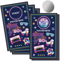 50 Pcs Back to 80s Theme Scratch Off Game Cards for Birthday Party by Unknown