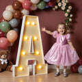 imprsv 3FT Marquee Letters, Large Light Up Letters A Sign for Party Decor by Letsmakeitimpressive