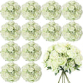 Geosar 16 Bundles Artificial Peonies Flowers,Green by Geosar