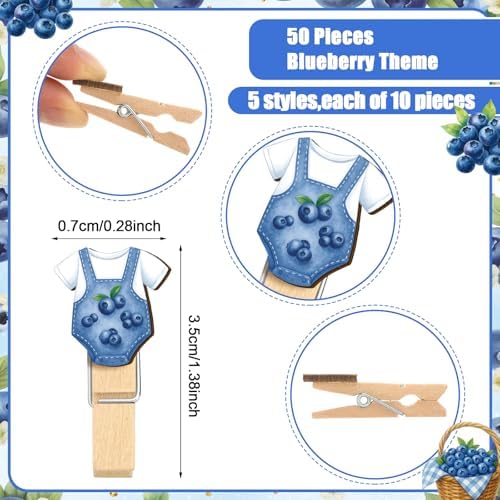 Patelai 321 Pcs Baby Shower Games Supplies, Blueberry - Image 3