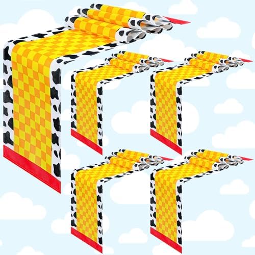 6 Pcs Cartoon Story Table Runner Birthday Party Supplies, Classic by Windkream