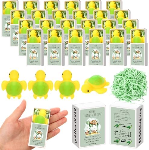 24 Sets Appreciation Turtle Gifts You are Awesome Party Favors by Wettarn