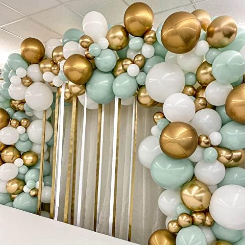 Voircoloria 105pcs White Party Latex Balloons, 12inch - Image 4