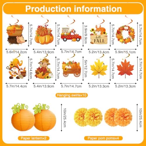 BISWITER fall decorations banner - Image 4