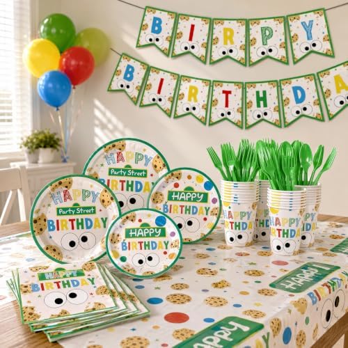 170PCS Cookie Party Supplies for Baby Boys Girls Birthday Party - Image 3