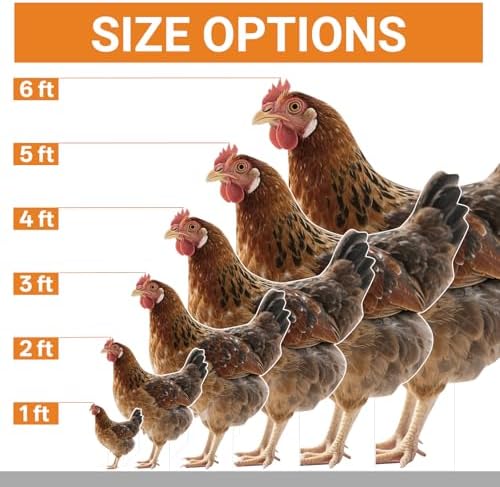 Hen 3FT Life Size Cardboard Cutout, Farm Animal Cutout, 1PC - Image 2