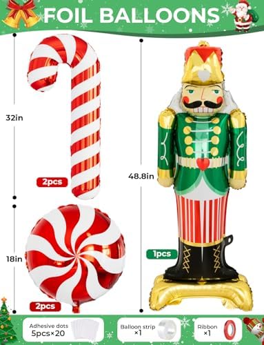 Christmas Balloon Garland Arch Kit, 125 Pcs Xmas Balloons Arch - Image 3