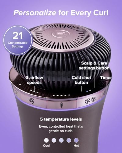 Bellissima Diffon Pro Curl Diffuser Hair Dryer for Curly Hair - Image 6