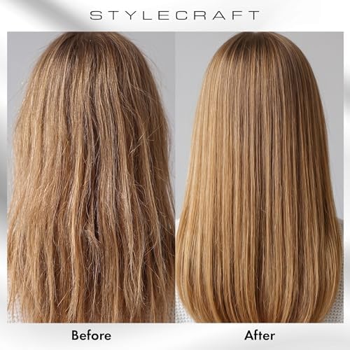 StyleCraft Stay Temp Professional 1" Titanium Flat Iron Hair Straightener - Image 4