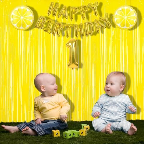 BRAVESHINE Fringe Curtain Backdrop | 2PCS | Pastel Yellow Party Decorations - Image 3