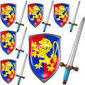 Poen 50 Pcs Inflatable Sword and Shield Medieval Knight Party,Lion by Poen