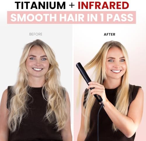 ELLA BELLA® Slimline Hair Straightener with Infrared, 2-in-1 Curling - Image 2