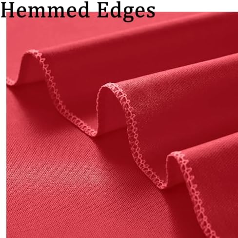 50ft x 10ft Wrinkle Free Red Backdrop Curtains for Parties, 10 Panels 5x10ft Silky Polyester Photo Backdrop Drapes for Christmas Weddings Birthday Party Photography Background Decor - Image 4