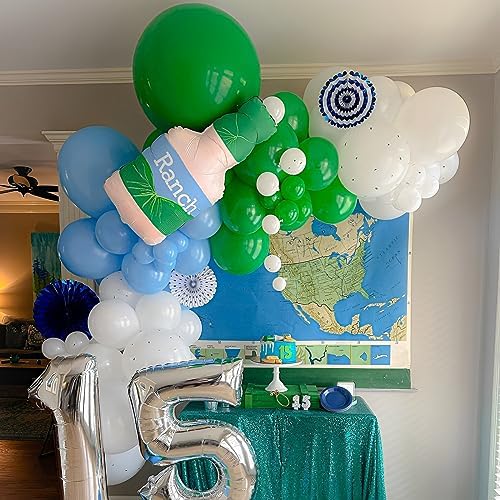Voircoloria 110pcs Green Latex Party Balloons, 12inch - Image 4