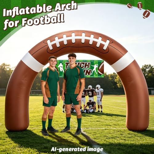 8FT Giant Football Inflatable Arch Decoration with 3 LED Lights - Image 5