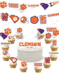 Clemson Party Decor Graduation Decorations Tigers Birthday Supplies 42 Pc by PartyKandyDecorGifts