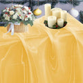 55 Yard Organza Fabric 44" Wide for Wedding Event Décor - Gold by MDS