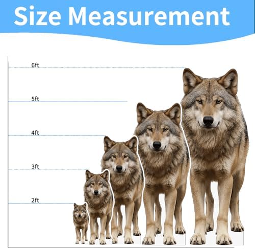 Wolf 6FT Life Size Cardboard Cutout, Standup, 1 PC - Image 2