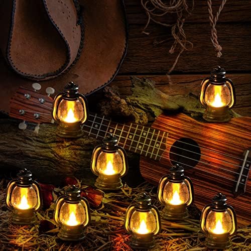 Ferraycle 12 Pcs Mini Lanterns Bulk 4 Inch Silver Lamp Table Centerpieces - Image 4