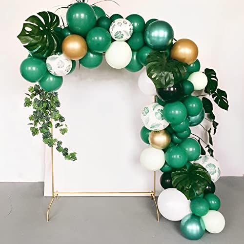 Voircoloria 105pcs Dark Green Hunter Green Balloons, 12inch - Image 4
