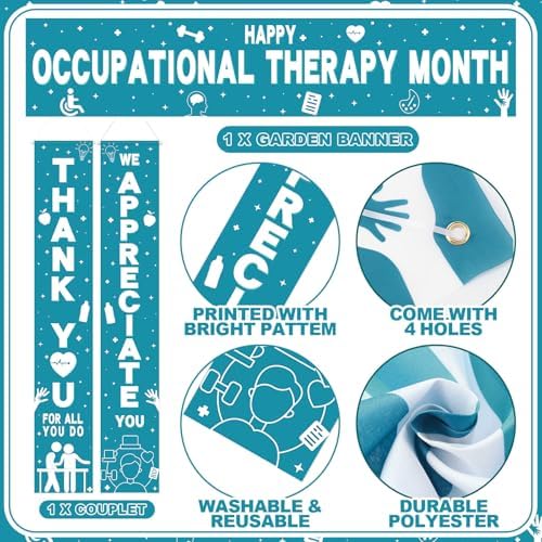 Smoothnovelty 3 Pcs Blue OT Month Banner - Image 3