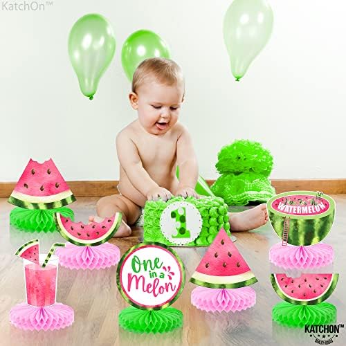 KatchOn 9 Pcs One in A Melon Centerpieces, One in a Melon Party Decorations - Image 2