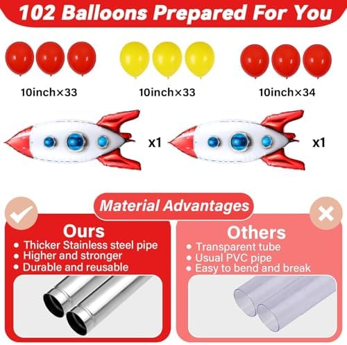 2 Sets Toy Inspired Balloon Column Stand Kit Adjustable Story Balloon Decor - Image 3
