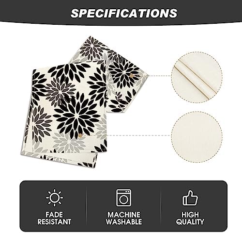 Artoid Mode Black Dahlia Halloween Table Runner 13x36 Inch - Image 5