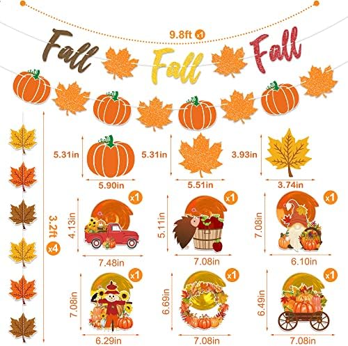 Fall Party Decorations Supplies - NO DIY,Fall Decorations for Home Office - Image 2