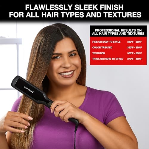 Remington 1 3/4 Inch Flat Iron, Hair Straightener with Anti-Static Tech - Image 3