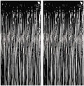 BRAVESHINE Foil Fringe Curtains | Party Steamers | Halloween Decorations by BRAVESHINE