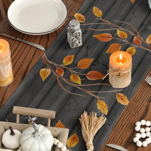Artoid Mode 210 GSM Fall Table Runner Home Party Decor 13x48 Inch - Image 4
