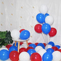 300 Pack Red White and Blue Balloons - 5 Inch Mini Red White Blue Latex Small Balloons - 100 of Each Colors for Party Balloons Arch Wreath Assorted Colors Decorations by BAOKUANHU