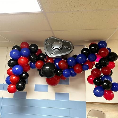 12 Inch Red Blue Black Balloons for Spider Cool Man Birthday Decorations - Image 6