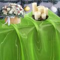 65 Yard Organza Fabric 44" Wide for Wedding Event Décor - Apple Green by MDS