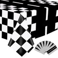Kesfey Race Car Plastic Table Cloths Monster Truck Table Cloths 8 Packs by kesfeyhigh-qualitygoods