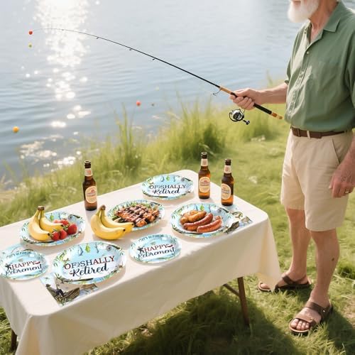 Grencian 96 Pcs Ofishally Retirement Party Decorations,Serves 24 - Image 2