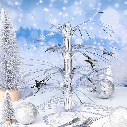 6 Pcs Star Centerpiece, Silver - Image 3