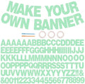 BEISHIDA Light Green 116 PCS A-Z DIY Letter Custom Banner Party Decor by Beishida