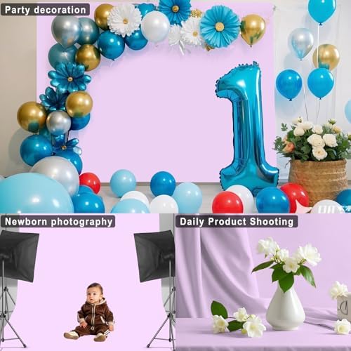 Light Purple Photography Backdrop for Photoshoot, Fabric, 10x10 FT - Image 5
