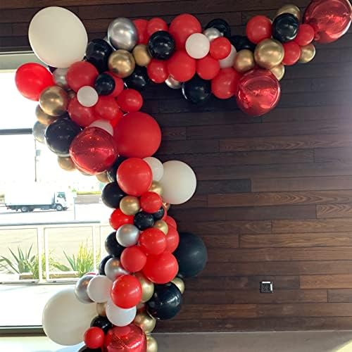 Voircoloria 130pcs Red Balloons Garland Arch Kit, 18 12 10 5 Inch - Image 5