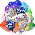 Birthday Decoration Set Colorful Happy Birthday Banner Balloon for Party Decorations and Party Supplies (Birthday I) by OSAMUHA