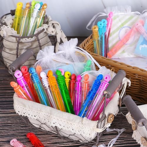 Birthday Party Favors for Kids, 300 Pcs Mini Bubble Wands 20 Color Bulk Box - Image 5